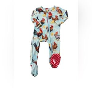 Posh Peanut Rhett Rooster Bamboo Footie